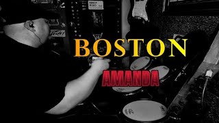 AMANDA  BOSTON  Drum Cover MikeFewMusic 2024 new trending request [upl. by Acirred430]