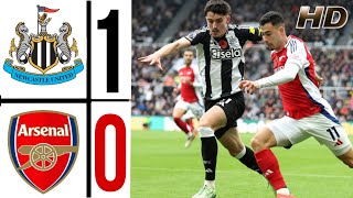 ⚫ Arsenal Vs Newcastle 01 All Goals and Extended Highlights ✓ premierleague 202425 [upl. by Cirdor228]