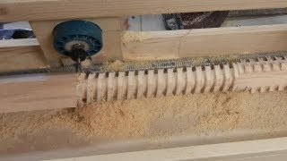 Wooden Thread Cutting Machine [upl. by Ennairej]