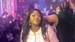 Eniola Badmus and Funke Akindele scatter the Dance Floor at Premiere of EveryBody love Jenifa [upl. by Naej]