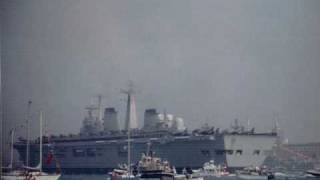 HMS Invincible during the Falklands War 1982 [upl. by Dlorag]