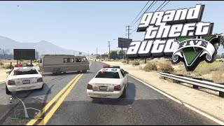 GTA 5 Police Pursuit Driving Police car Ultimate Simulator crazy chase 65 [upl. by Anaehr]