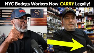 Hundreds Of NYC Bodega Workers Now LEGALLY Concealed Carry [upl. by Aihsek]