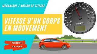 3 Vitesse d’un corps en mouvement  Animation Physique  Physics Animation [upl. by Abrahamsen]