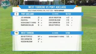 West Torrens v Port Adelaide [upl. by Teresita]