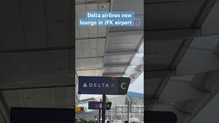 Amazing Delta airlines new lounge at the JFK airport Kitescape travel [upl. by Neetsirhc219]