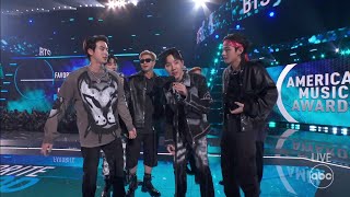 BTS Accepts the 2021 American Music Award for Favorite Pop Duo or Group  The American Music Awards [upl. by Cumings]