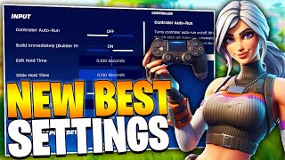 New BEST Controller Settings in Fortnite Chapter 5 PS4PS5XboxPC [upl. by Anilatak]