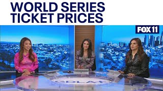 World Series tickets skyrocketing [upl. by Ccasi248]