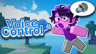 THIS IS THE FUNNIEST ROBLOX GAME EVER Voice Control obby [upl. by Trent]