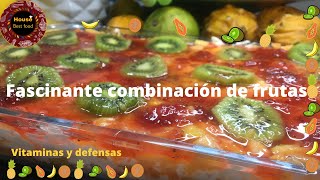 Receta única Tus familiares y amigos les gusta esta variedad de frutas [upl. by Ahsilem]