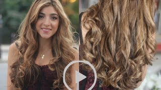 Big Voluminous Curls Hair Tutorial [upl. by Oiralednac859]