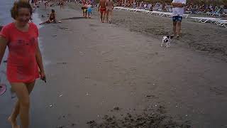 Beach walk in Romania summer 2024  part 48  Navodari  Mamaia Village [upl. by Trebleht]