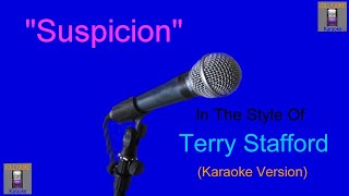 Suspicion  Terry Stafford  Karaoke version [upl. by Jolene]