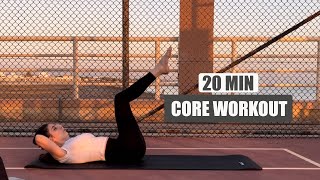 20MIN PILATES CORE WORKOUT  Core Posture and Breathing [upl. by Aisats363]