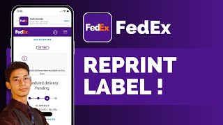 FedEx How To Reprint Label [upl. by Aner]