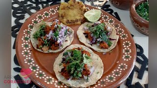 Receta Tacos al pastor 🌮  RECETA fácil y barata  Paso a paso CARNE AL PASTOR [upl. by Anairuy]