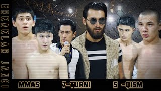 MMA5 ERKAKLAR JANGI 7TURNIR 5QISM [upl. by Salbu]