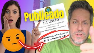 🔴FINALMENTE PUBLICADO PORTARIA DE OUTUBRO com valores do Auxílio Financeiro Complementar da União [upl. by Derr984]