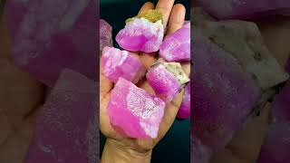 Pink aragonite specimen travel vtshorts calcite fruit coversong music calcitecluster 1m [upl. by Orthman]