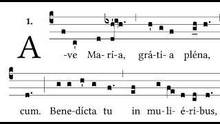 Ave Maria  Gregorian Chant [upl. by Rehpotsrik]