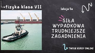 Fizyka klasa 7 Lekcja 5a  Siła wypadkowa  trudniejsze zagadnienia [upl. by Orthman]