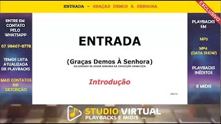 GRAÇAS DEMOS À SENHORA  PLAYBACK [upl. by Ecnar]