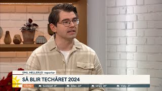 Så blir techåret 2024  Nyhetsmorgon  TV4 amp TV4 Play [upl. by Lime591]