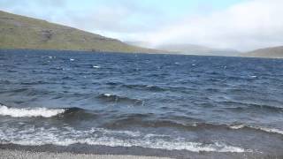 Trollakampasandur Sorvagsvatn Lake Faroe Islands September 2015 [upl. by Egreog]