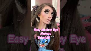 Easy Smokey Eye Makeup Tutorial 🖤 [upl. by Eaner]