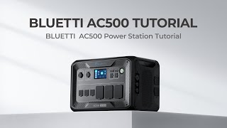 BLUETTI AC500  Unboxing amp First use [upl. by Ramat690]