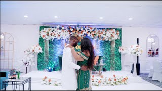 Beautiful Bride and Groom Congolese Wedding Entrance Dance  shukuru amp Lydia [upl. by Stambaugh]