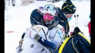 JuniorVm Skidor 2021 Stafett Damer Stepanova vs Sweden [upl. by Eniron]