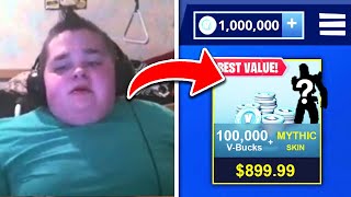 5 Kids WHO STOLE CREDIT CARDS FOR FORTNITE V BUCKS [upl. by Ennovad]