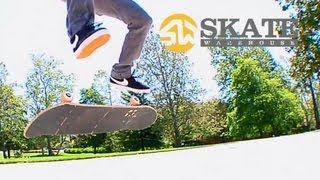 Skateboarding Trick Tips  Nollie Kickflip [upl. by Nilrak582]