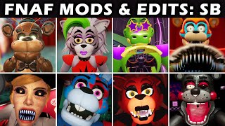 FNAF MODS amp EDITS  Part 26 feat Security Breach [upl. by Fayette]