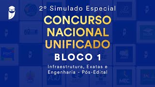 2º Simulado Especial CNU – Bloco 1 Infraestrutura Exatas e Engenharia – PósEdital – Correção [upl. by Particia]