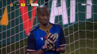 Le match INCROYABLE de Chaker Alhadhur 🇰🇲 latéral gauche comorien qui a joué gardien de but  • HD [upl. by Barbra]