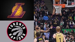 Lakers vs Raptors  Lakers GameTimeTV  Lakers Highlights [upl. by Nomaj]