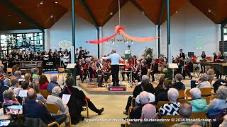 Harmonie De Spaarnebazuin meets Haarlems Studenten Koor  Baba Yetu [upl. by Pliske929]