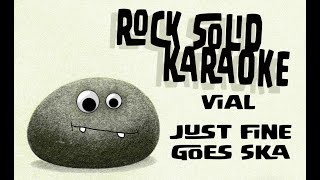 Vial  Just Fine Goes Ska karaoke [upl. by Tonjes694]