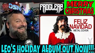 Feliz Navidad metal cover by Leo Moracchioli OLDSKULENERD REACTION [upl. by Musette]