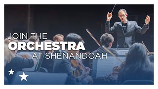 Join the Orchestra at Shenandoah Conservatory [upl. by Ellerey124]