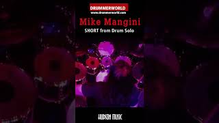 Mike Mangini SHORT DRUM SOLO  mikemangini doublebass drummerworld [upl. by Kennet]