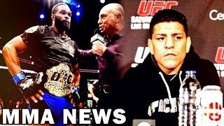 New Champ Tyron Woodley Calls Out Nick Diaz For Big Money Fight [upl. by Halstead]