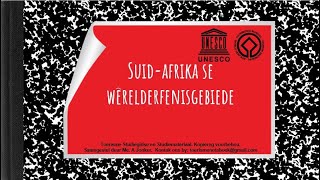 GR 12 UNESCO WERELDERFENISTERREINE IN SUID AFRIKA [upl. by Dyal870]