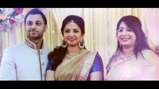 Aswin  Parvathy  Kerala Wedding Reception Highlights [upl. by Auhsot]