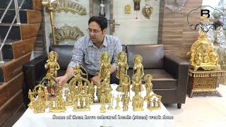 Ram Navami Special 1 to 35 feet Brass Ram Darbar Collection Morabadabd Wholesale Brass Items Murti [upl. by Daniela793]