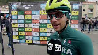 Matteo Sobrero  Interview at the start  Stage 6  ParisNice 2024 [upl. by Meil]