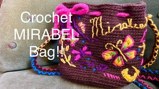 DIY Crochet Mirabel Bag from ENCANTO [upl. by Beauvais]